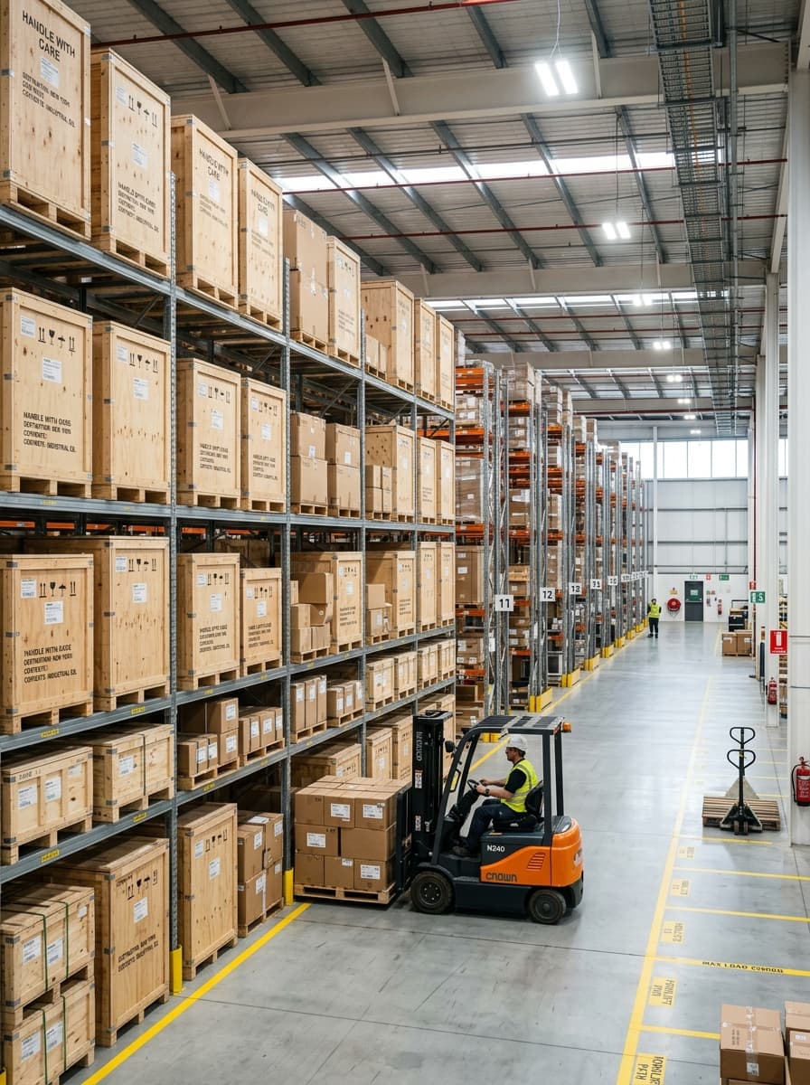 Industrial warehouse loading in Hosur SIPCOT